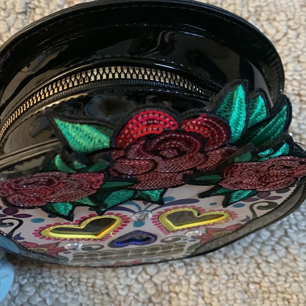 NWT Betsey Johnson Candy Kitsch Sugar Skull Crossbody Bag - Picture 11 of 16